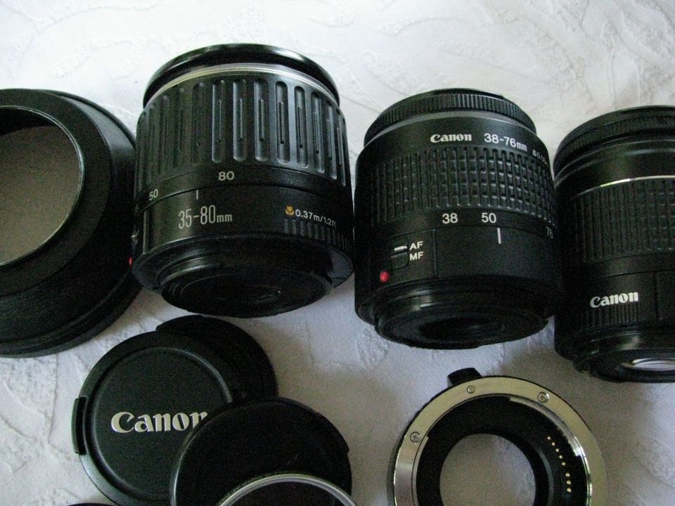 3 x Canon EOS Objektive (Sammlungsauflösung) in Dachau