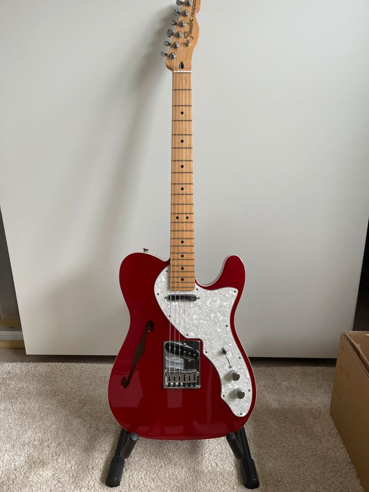 Fender Deluxe Thinline Telecaster Candy Apple Red in Norderstedt