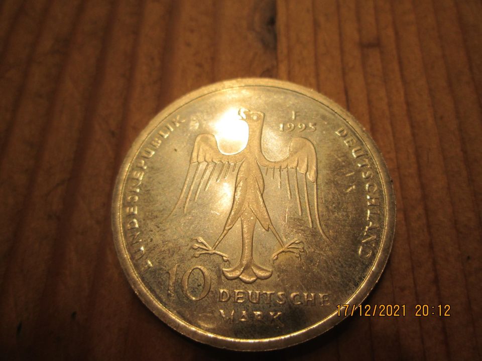 alte 10 DM Münzen 1990-1996 in Albig