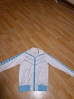 Hummel Damen Jacke Trainingsjacke Sport S / M Weiß Blau Langarm, Sachsen-Anhalt - Arendsee (Altmark) Vorschau