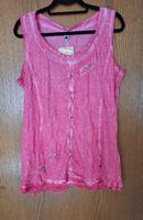 Tredy Top pink Pailletten und Spitze Gr.48 Saarland - Ottweiler Vorschau