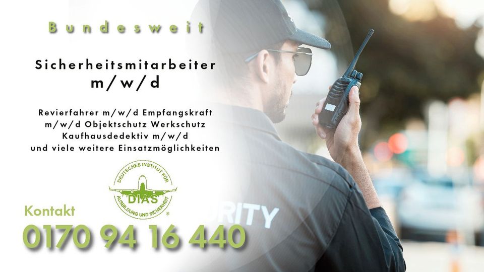 ◉ Vielseitige Berufschancen für Sicherheitsmitarbeiter m/w/d in Luckenwalde