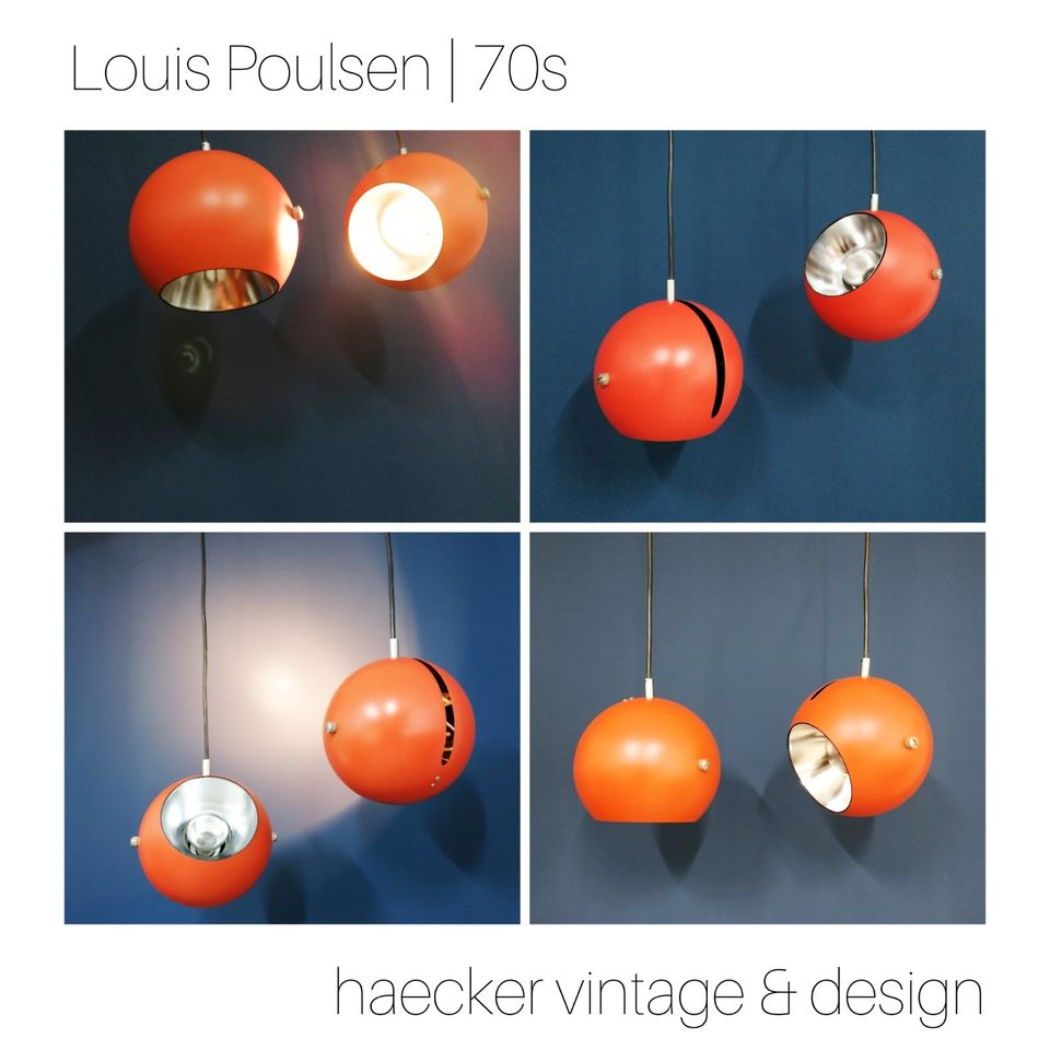 Louis Poulsen danish design zu eams panton knoll mid-century 70er in Flensburg