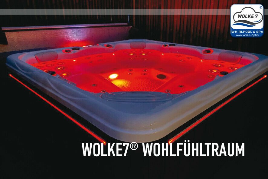 WOLKE7® Premium Outdoor Whirlpool Jacuzzi Spa 4 Personen in Rheine