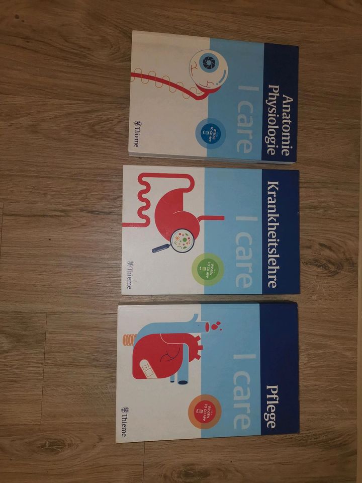 I Care Bücher alle 3 Paket Krankheitslehre,Anatomie,Physiologie in Gelsenkirchen