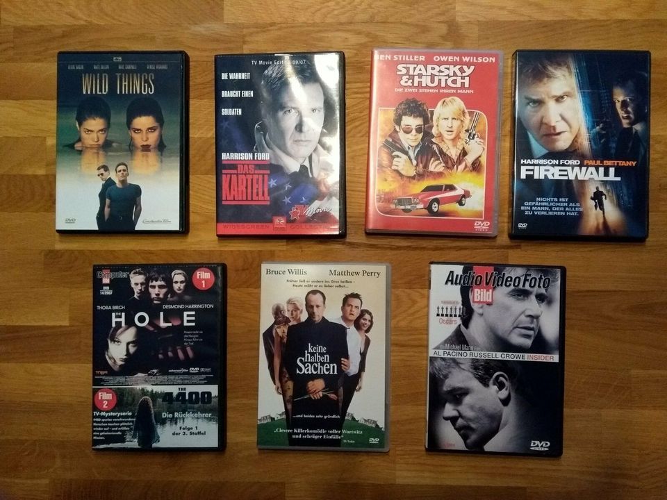 14 DVDs Kubrick, Kreuzritter, Bruce Willis, Russel Growe u. a. in Trittau