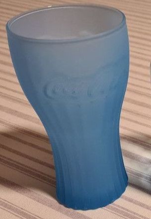 Coca Cola Glas blau in Ritterhude
