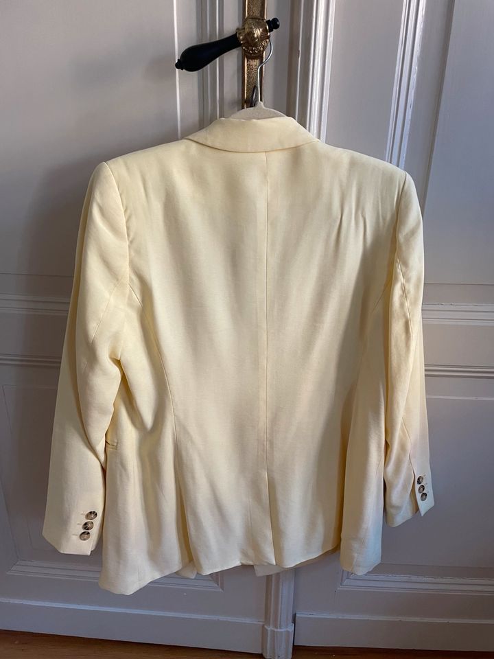 YAYA Hosenanzug pastell gelb M 38 Blazer Hose Chino wie neu in Görlitz