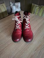Rieker Stiefelette Boots rot in Gr. 40 Nordrhein-Westfalen - Gelsenkirchen Vorschau