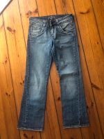 Mavi Jeans cropped Nähte Blogger destroyed blau schmal 26 = 34 Berlin - Charlottenburg Vorschau