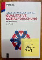 Qualitative Sozialforschung (Ein Arbeitsbuch) Bayern - Teisnach Vorschau