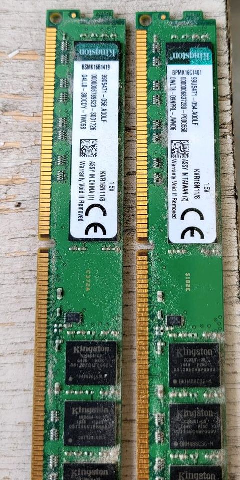 32 GB Arbeitsspeicher RAM *cool*  4x Kingston KVR16N11/8 DDR3 in Augsburg