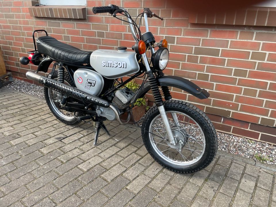 S51 Enduro Bj 84  mit  Papiere 60 km/h s50 Schwalbe SR 50 Star in Jakobsdorf