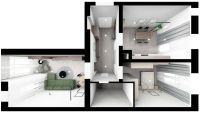 Schöne 2-Zimmer-Wohnung mit Einbauküche in Dresden zu vermieten Dresden - Johannstadt Vorschau