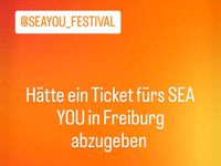 3-Tagesticket SEAYOU FESTIVAL Baden-Württemberg - Orsingen-Nenzingen Vorschau