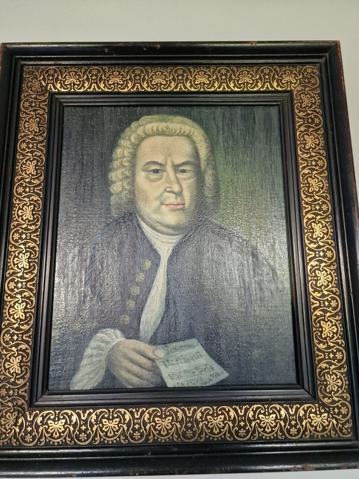Gemälde Portrait - Johann Sebastian Bach - Spätbarock Bild Rokoko in Warendorf