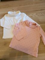 2x Langarmshirts Rolli Pullover rose weiß creme Herzen 80 neu Mäd Bayern - Cham Vorschau