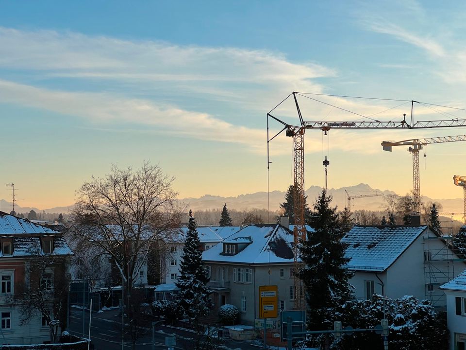 Einzigartige Penthouse Wohnung im Verlagsquartier Tettnang mit Bergblick auf Säntis (optional möbliert) in Tettnang