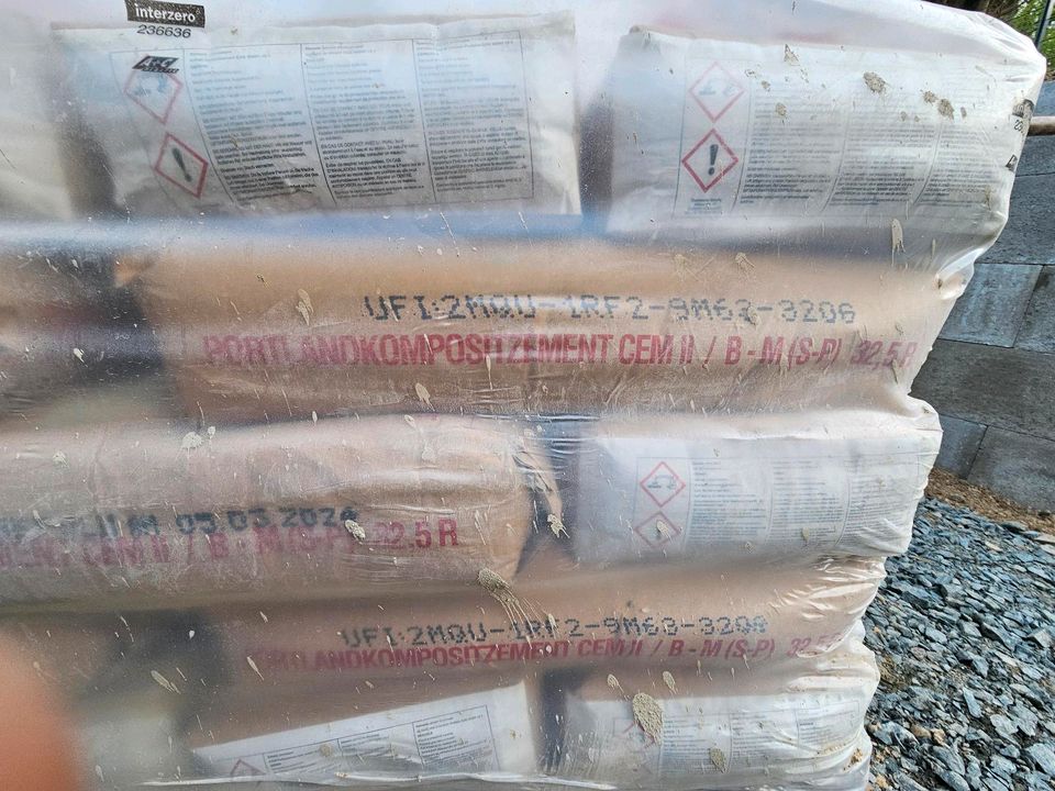 Zement Säcke 25kg in Neunkirchen Siegerland