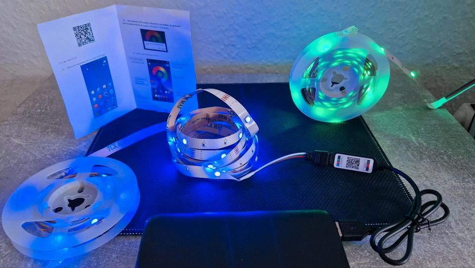 Smart Bluetooth Licht Strip 4 Meter USB RGB Beleuchtung Neu in Dresden