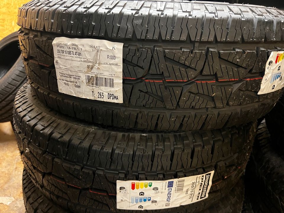 2x 255/70 R15 A/T 001 - Bridgestone All Terrain ⭐️ Brandneu in Göppingen