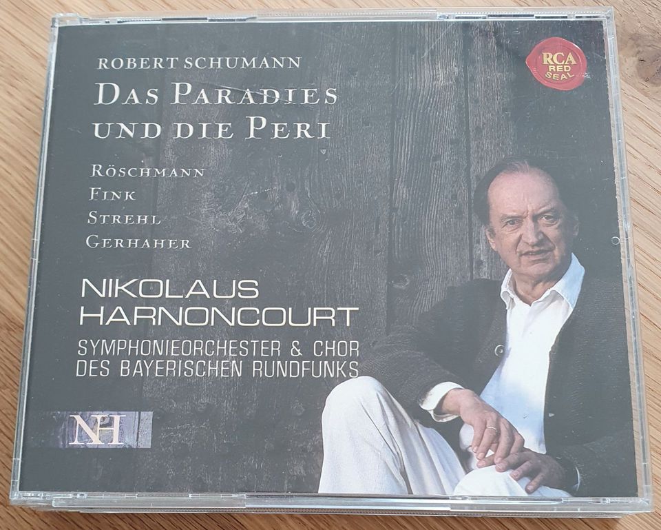 2 CDs - Schumann - Das Paradies und die Peri - Harnoncourt in Kochel am See