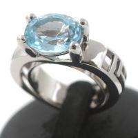 Laura Biagiotti Designer Ring 585 Gold 14 Kt Weißgold Blautopas Innenstadt - Köln Altstadt Vorschau