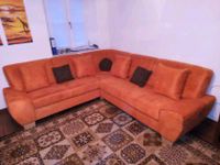 Schlafcouch Couch Sofa orange veluor Bayern - Wielenbach Vorschau