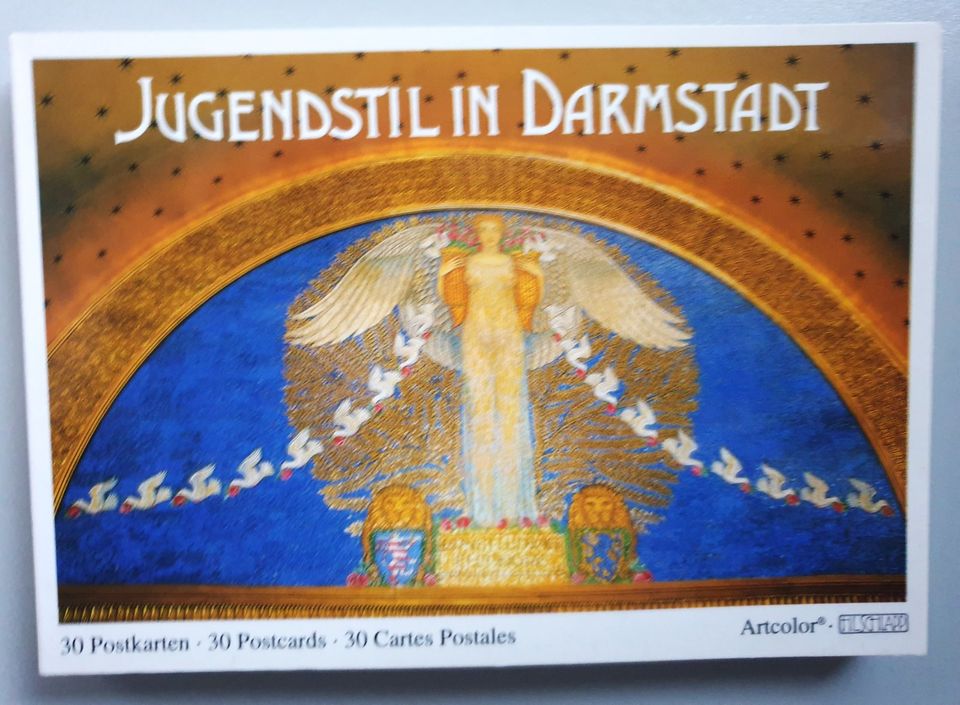 Postkartenbuch Jugendstil in Darmstadt, 30 Karten, Postcrossing in Hamm