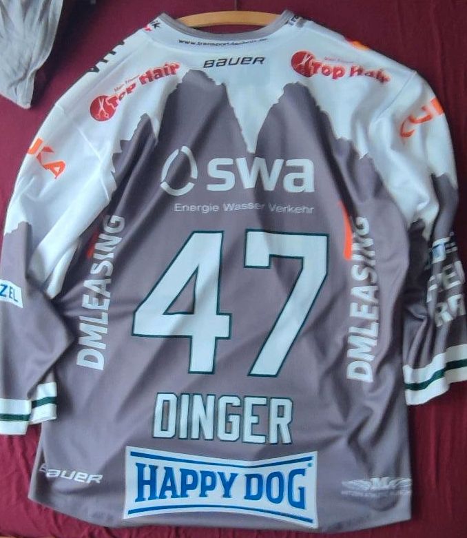 Aev Augsburger Panther Dolomitencup #47 Derek Dinger in Burgau