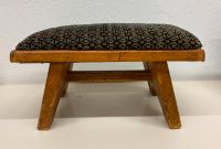 Fußschemel | Hocker mit Polster | ca. 31x21x18cm  | Retro! Niedersachsen - Zetel Vorschau