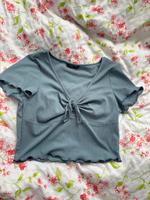Blaues Top/Tshirt Größe L mit Ausschnitt Nordrhein-Westfalen - Gummersbach Vorschau