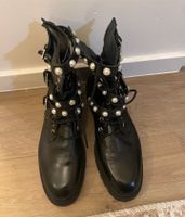 Zara Echtleder Stiefeletten Boots Nieten rocker Hamburg-Mitte - Hamburg Wilhelmsburg Vorschau