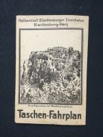 Taschen-Fahrplan/ Harz/1928 Leipzig - Eutritzsch Vorschau