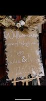 Willkommensschild Hochzeit Dortmund - Kirchlinde Vorschau