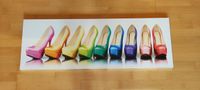 Bild "Regenbogen High Heels" (L:118cm x B:40cm x H:2cm) Berlin - Pankow Vorschau