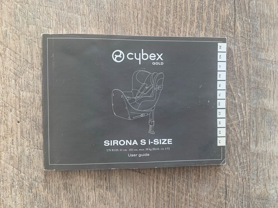 Cybex "Sirona S" i-Size I 360° Kindersitz mit Isofix &Ersatzbezug in Büchen
