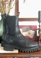 AllSaints Hallie Chelsea Leather Boots Plateau Profilsohle 38 Pankow - Prenzlauer Berg Vorschau