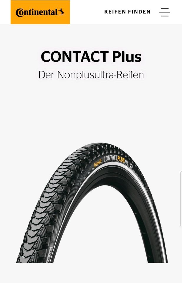 28 Fahrradreifen 2 Stck Conti Contact Plus 622-37 in Leverkusen