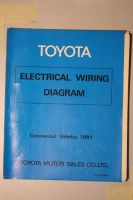 Toyota Electrical Wiring Diagram Commercial Vehicle 1981 Niedersachsen - Bodenfelde Vorschau