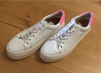 Sneaker Görtz Leder Schuhe weiß rosa Gr 42 Nordrhein-Westfalen - Emsdetten Vorschau