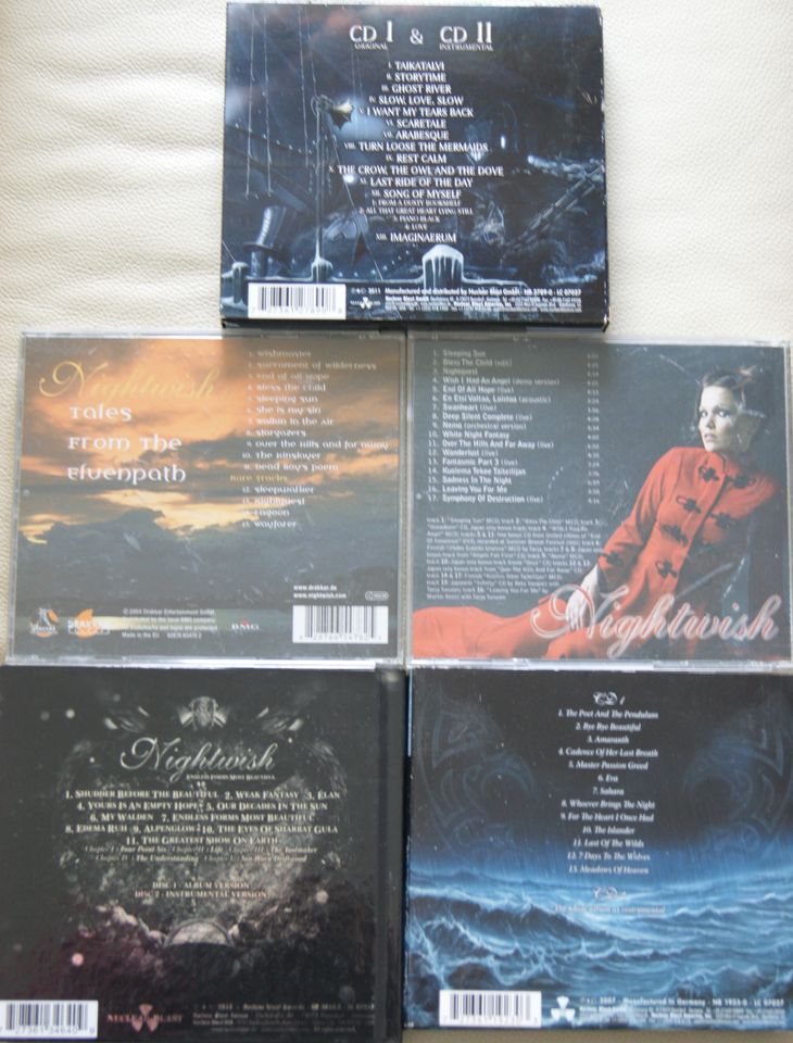 NIGHTWISH 5 CDs Konvolut Sammlung in Wermelskirchen