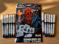 Schablonen-Set, Starwars, mit 12 versch. Farbstifte für Papier Nordrhein-Westfalen - Bünde Vorschau