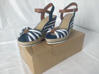 TOM TAYLOR - KEILABSATZ -Wedges - SANDALETTEN - nautischer Stil Rheinland-Pfalz - Limburgerhof Vorschau