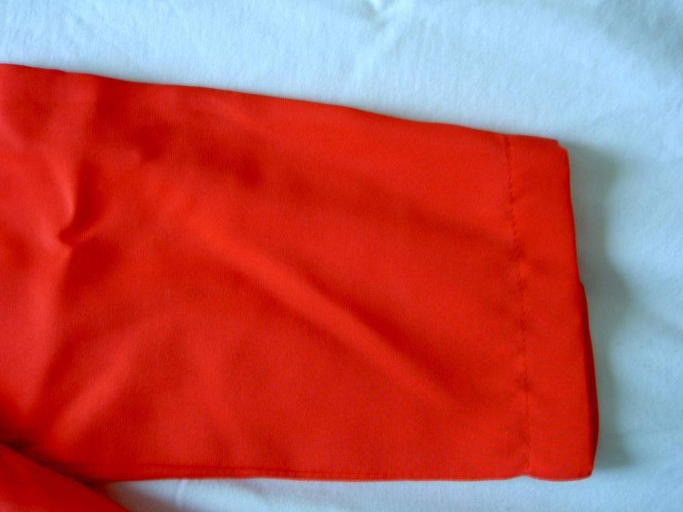 Tunika-Bluse von H&M Gr. 34, Polyester, orange, 1x getragen in Tittling