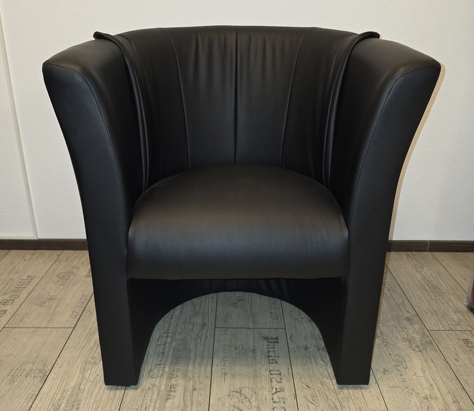 Sessel Lux schwarz B/H/T: ca. 71x78x65 cm #neuwertig in Laupheim