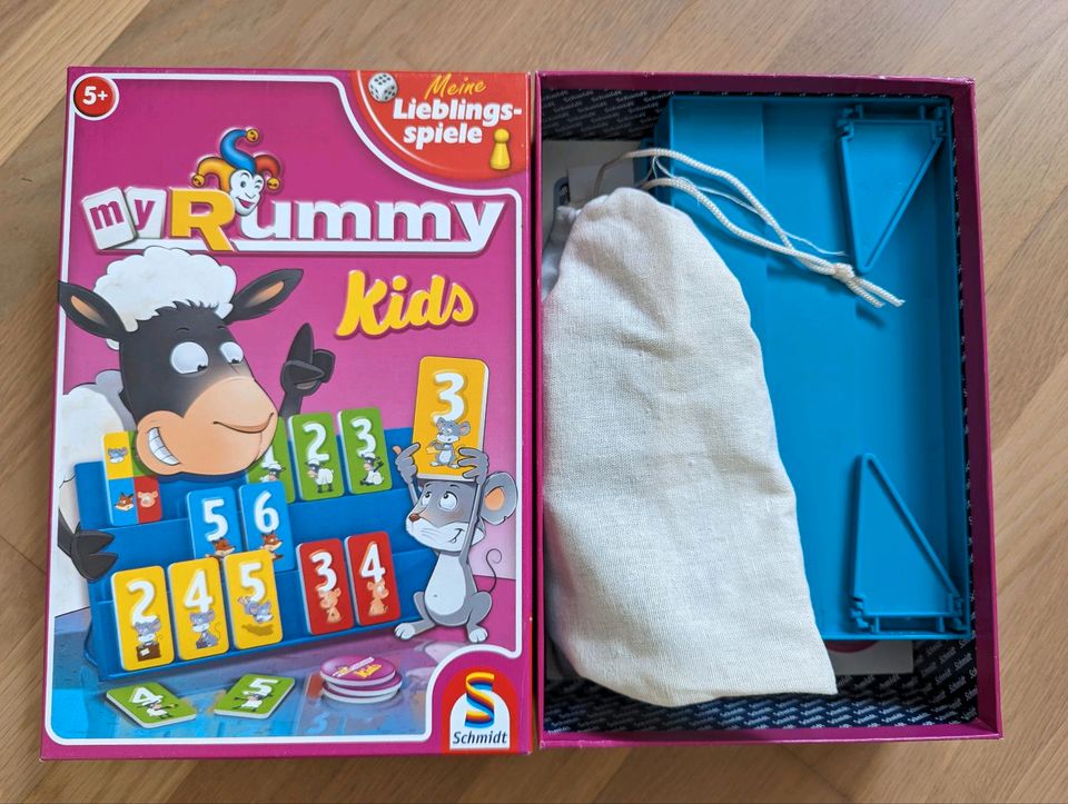 Spiel My Rummy Kids, 5+ , vollständig, wie neu in St. Ingbert