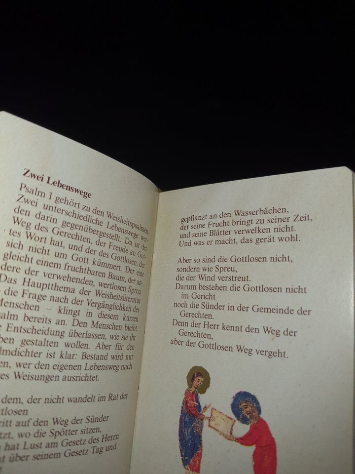 Luther 1984 3x Miniaturbibel Offenbarung Psalmen Johannes Bibel in Diepholz