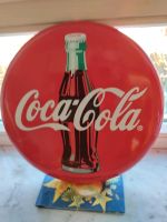 Altes Coca Cola Metallschild rund Bayern - Wasserburg Vorschau