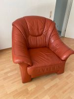 Sofa Couch einzelsitzer Sessel bequem echt Leder Terrakotta Farbe Baden-Württemberg - Balingen Vorschau